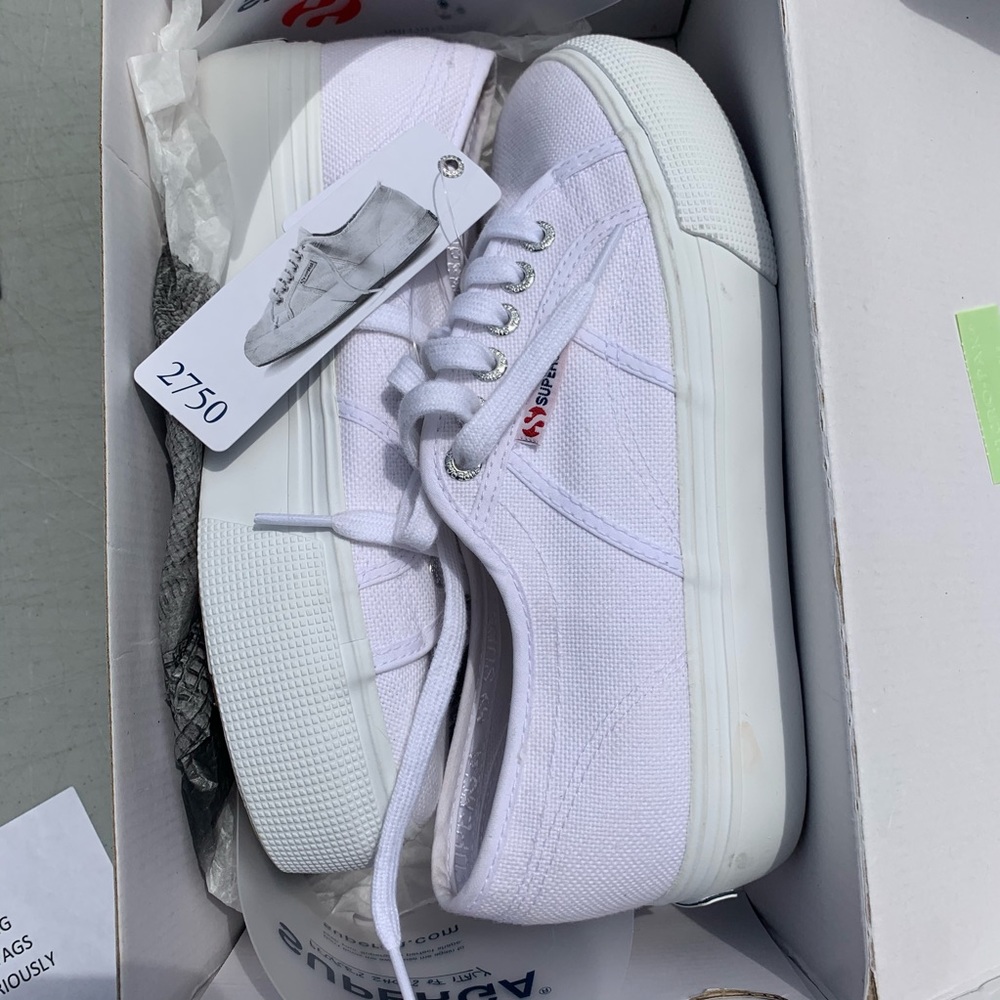 Superga White Sneakers NEW